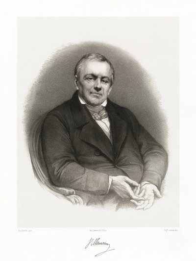 Abel François Villemain, 1865-66 da Auguste Charles Lemoine